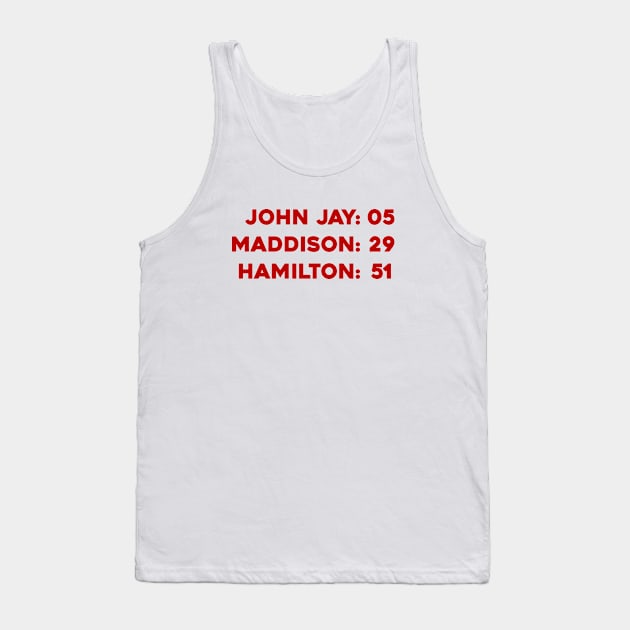 Hamilton: 51 Tank Top by Solenoid Apparel